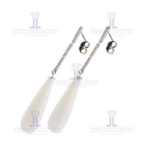 Diamantohrringe mit Quarzpendel LG299