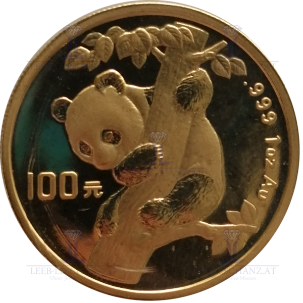 China Panda 1 Unze Gold €uro