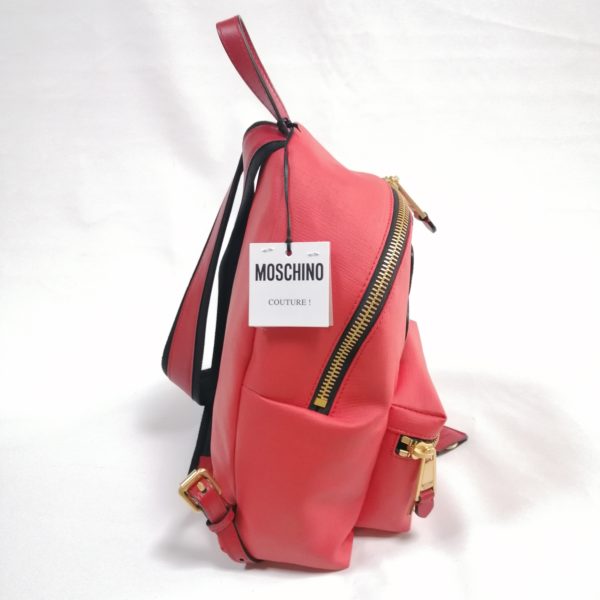 Moschino Couture Teddy Backpack red