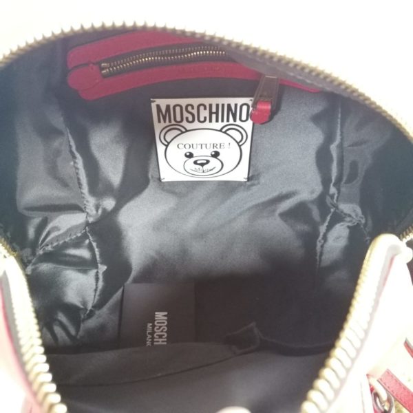 Moschino Couture Teddy Backpack red