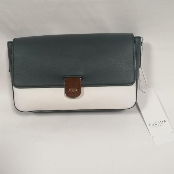 ESCADA Sport Shoulder Bag Blue/White