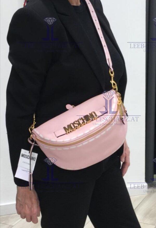 Moschino Couture Pink Leather Bag